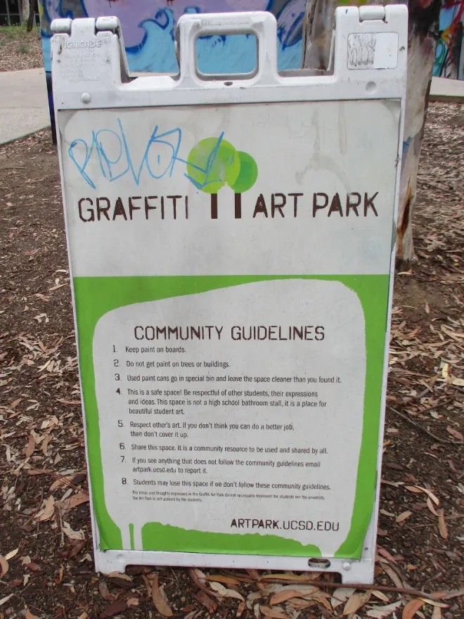 University of California, San Diego – Graffiti Art Park